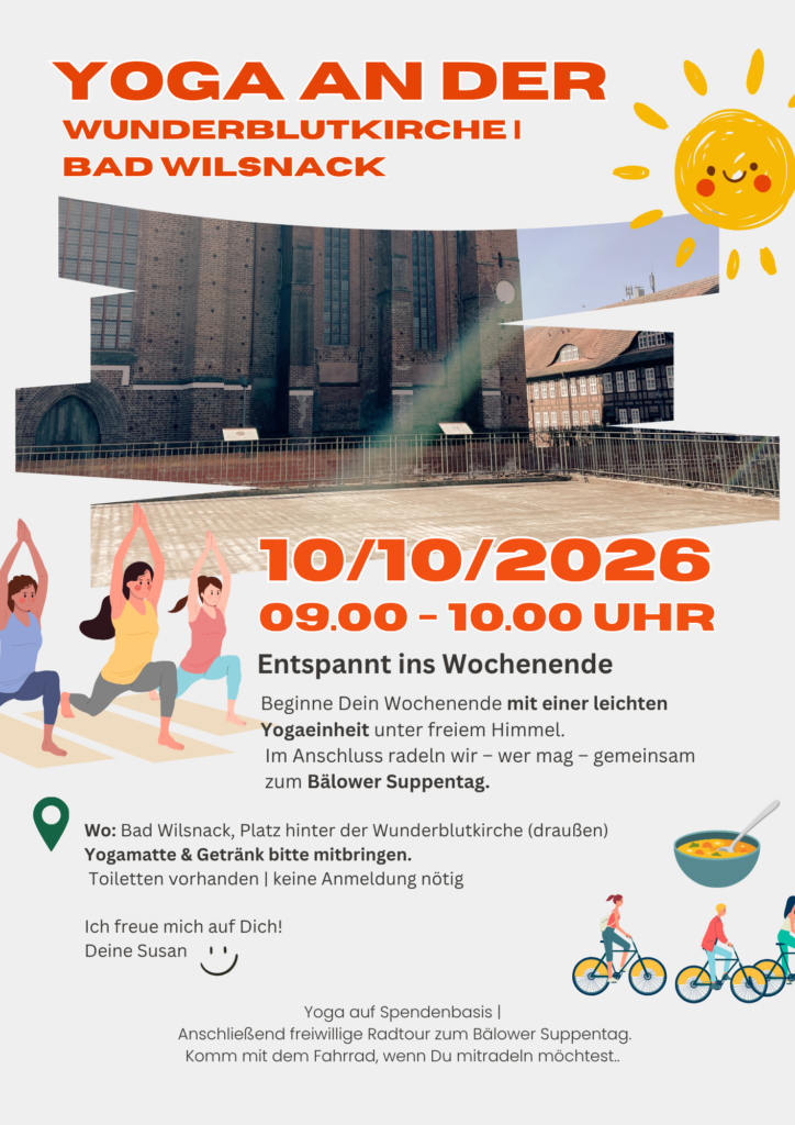 Yoga in Bad Wilsnack an der Wunderblutkirche